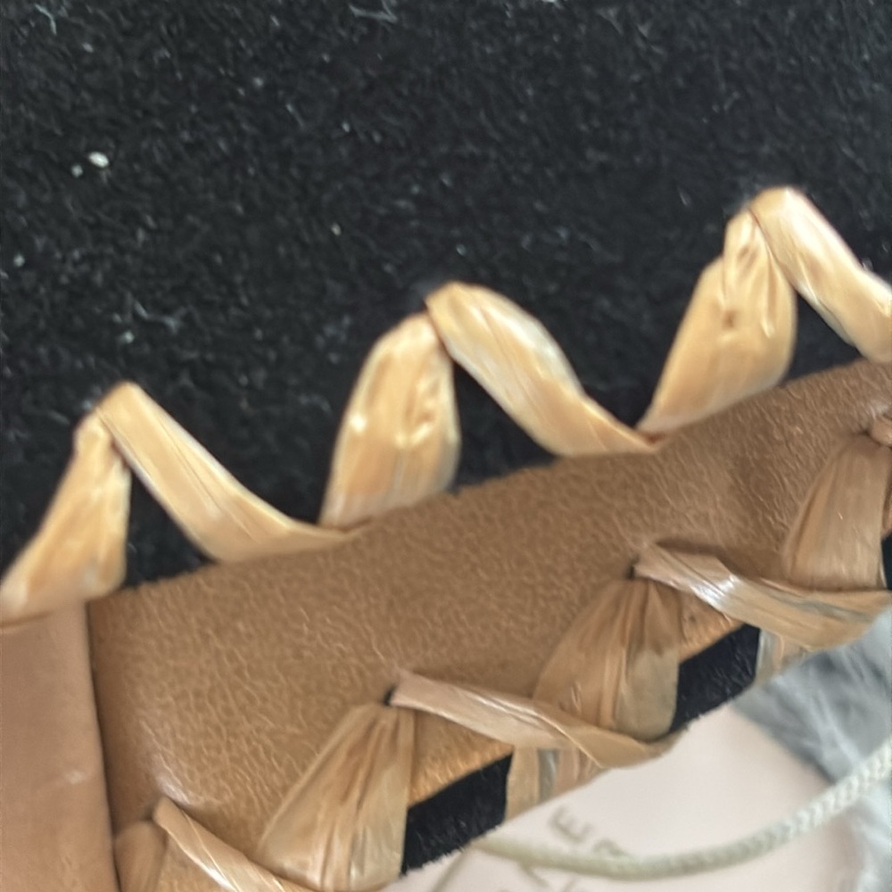 CRISTINA FRANCINI  Sandals Size7.5‎ Leather Made in Italy - Picture 6 of 7